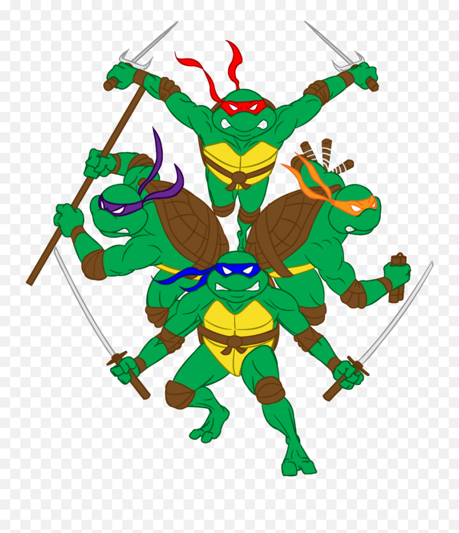 Teenage Mutant Ninja Turtles Png - Teenage Mutant Ninja Turtles Colours,Teenage Mutant Ninja Turtles Png