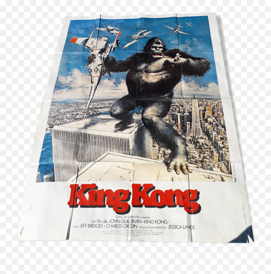 King Kong Movie Poster 1976 Selency - Cookie Monster 9 11 Png,Superhero Icon Posters