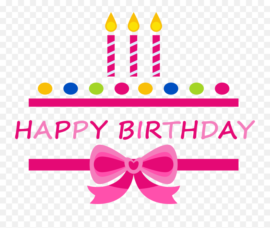 Happy Birthday Pink Transparent U0026 Png Clipart Free Download - Happy Birthday To You Clip Art,Happy Birthday Png Transparent
