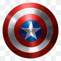 Photorealistic Shield Transparent Png - Captain America