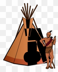 Native American Totem Poles Alaska Public Domain Image - FreeIMG Native American Clipart Teepee png