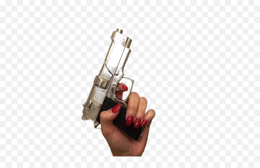Pin - Hand Girl With Gun Png,Hand With Gun Png