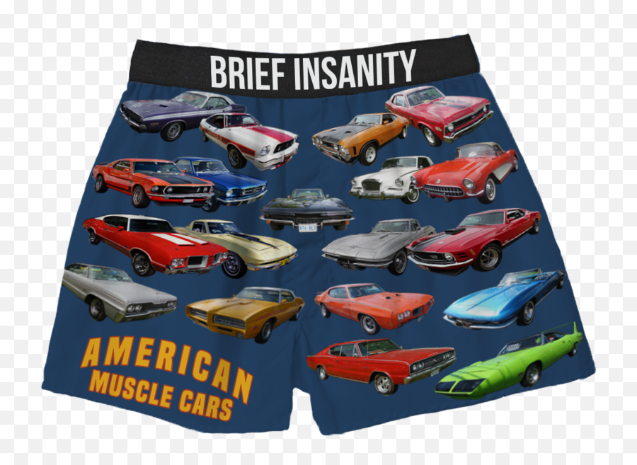 Muscle Cars Boxer Shorts - Boxer Shorts Png,Classic Cars Png