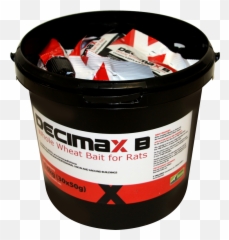 Decimax - Bratkillerpoison15kg5779ppng Afs Supplies Bucket,Rats Png