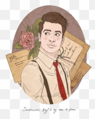 Lyric Drawing Portrait Transparent U0026 Png Clipart Free - Panic At The Disco Fan Art,Brendon Urie Png