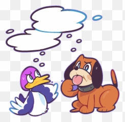 Lewkiss Comms Open - Cartoon Png,Duck Hunt Png