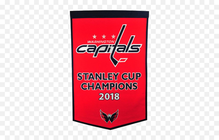 Washington Capitals Stanley Cup Championship Dynasty Banner - With Hanging Rod Png,Washington Capitals Logo Png