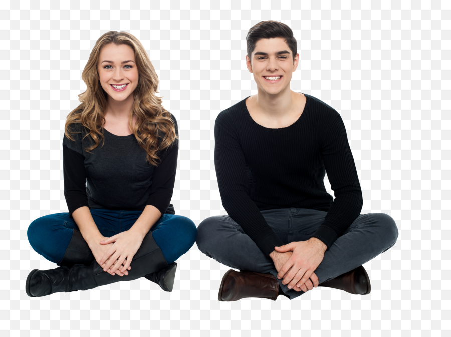 Couple Png Image For Free Download - Person Sitting Smiling Png,Couple Png