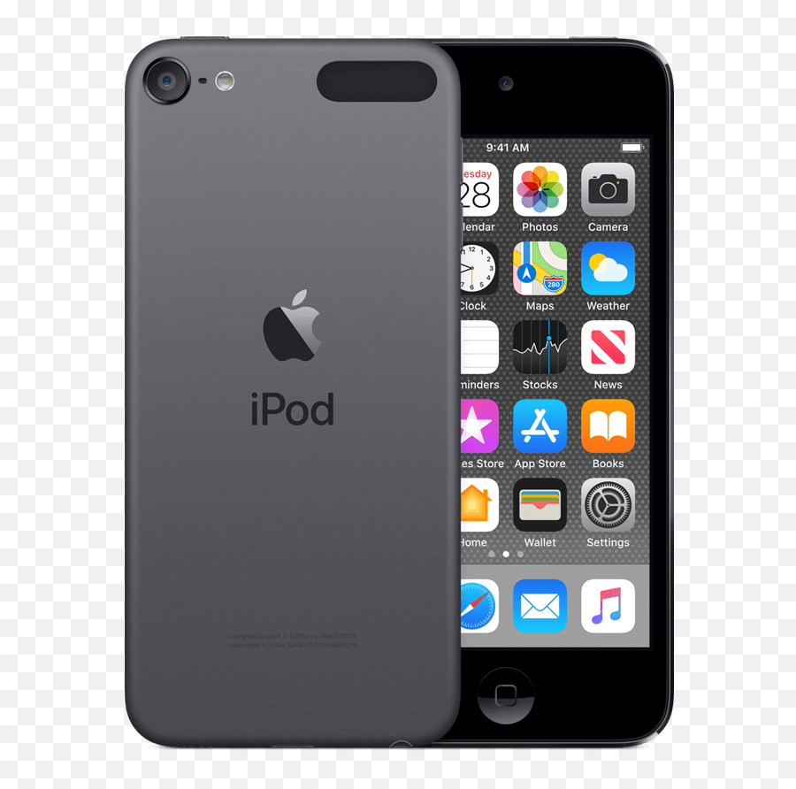 Ipod Touch 128gb - Space Gray Apple 960790 Png Images Ipod Touch 7th Generation,Ipod Png