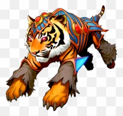 Tiger Renders Png 14082 - Free Icons And Png Backgrounds Test Tiger Yugioh,Tigre Png