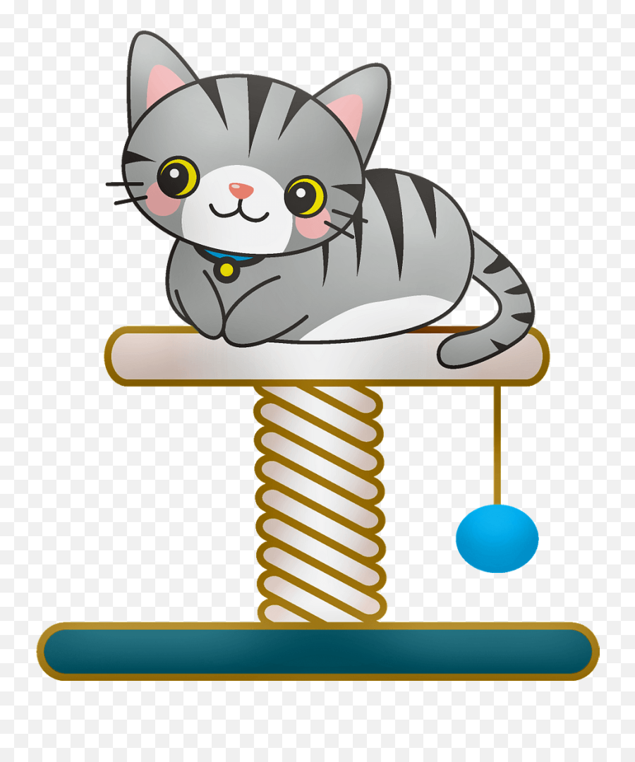 Cartoon Cat In Pet House Clipart Free Download Transparent - Cat In House Clipart Png,Cartoon Cat Png