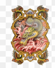 Download Hd Japanese Dragon Chinese Tattoo - Transparent Png