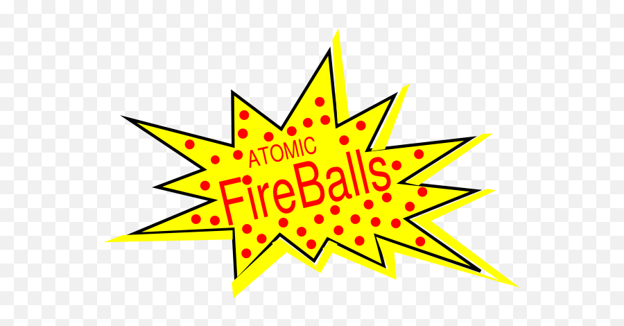 Atomic Fireball Logo Clip Art - Vector Clip Art Logo Atomic Fireballs Png,Fireball Logo Png