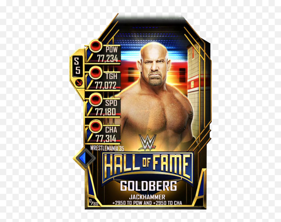 Goldberg - Wwe Supercard Season 3 Debut Wwe Supercard Goldberg Wwe Supercard Wrestlemania Png,Goldberg Png