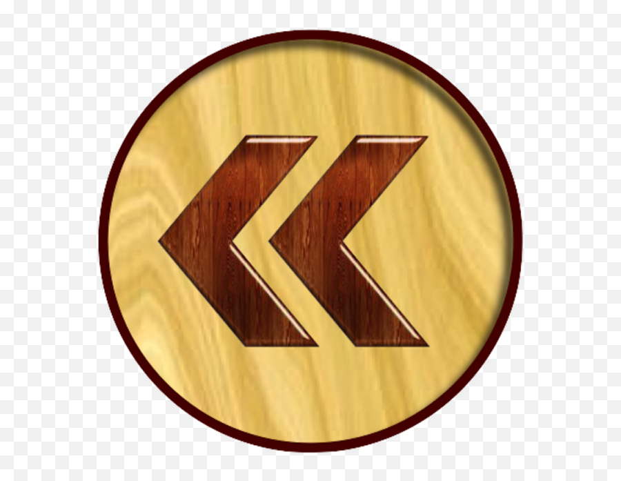 Download Previous Icon Wood Before Rewind Png - Emblem,Rewind Png