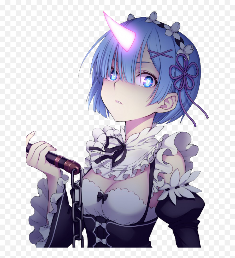 Rem Re Zero Demon Transparent Png Image - Rem Re Zero Png,Rem Png