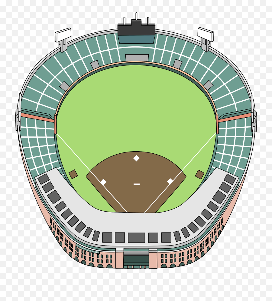 Baseball Stadium Clipart - Schweizergarten Png,Baseball Field Png