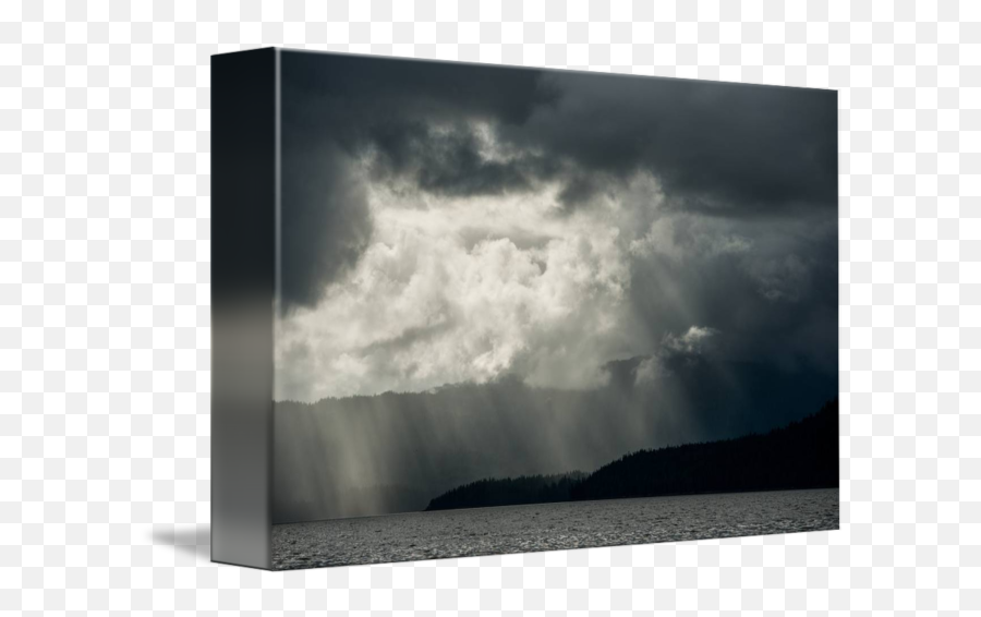 God Rays Shine Through Clouds - Photographic Paper Png,God Rays Png
