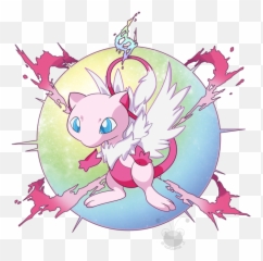 Mew Png - Pokemon Mega Evolution Fan Made,Mew Png