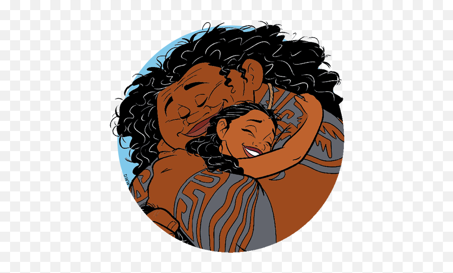 Moana Clip Art Disney Galore - Maui And Moana Hug Png,Moana Transparent Background