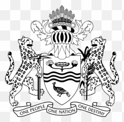 Guyana Coat Of Arms Bw - Outline png