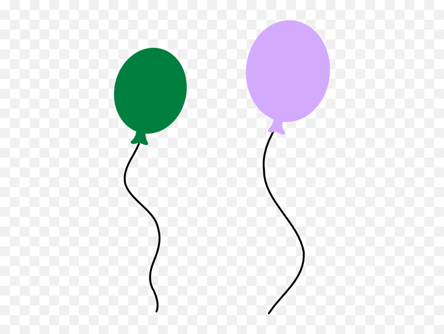 Green Balloon - Purple Balloon Vector Transparent Png Balloons Green And Purple,Purple Balloons Png