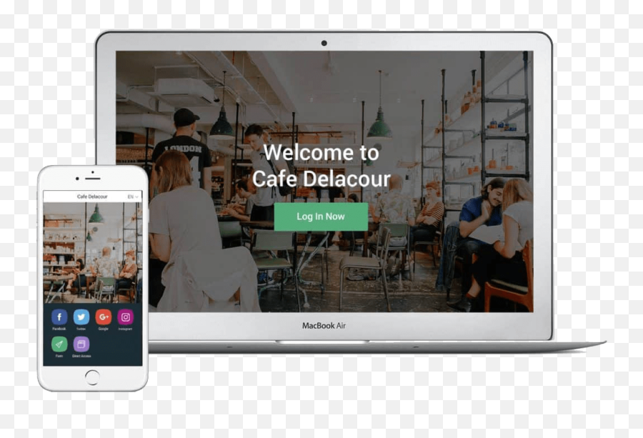 Captive Portal A Physical Landing Page For Offline - Canteen Management System Png,Portal Png