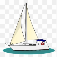 Boat Sailing Sail - Yacht Clipart Png,Yacht Png