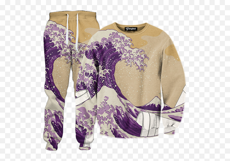 Lean Cup Wave Tracksuit - Hokusai Great Wave Png,Lean Cup Png