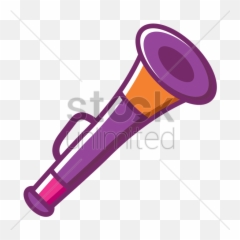 Party Horn Vector Graphic Clipart - Vuvuzela png