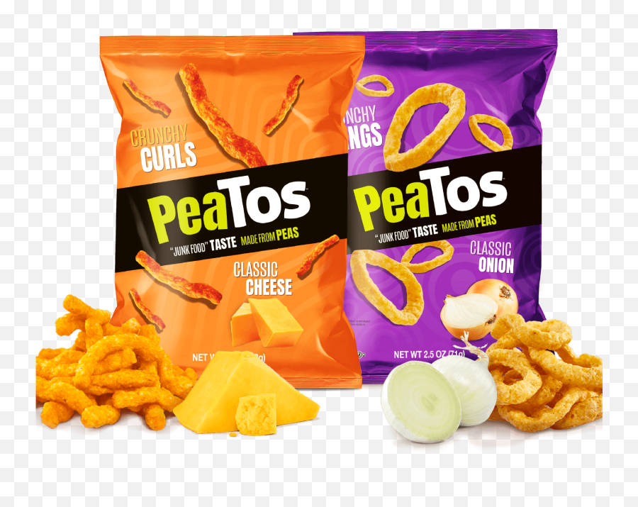 Peatos - Junk Food Taste Made From Peas Peatos Onion Rings Png,Junk Food Png