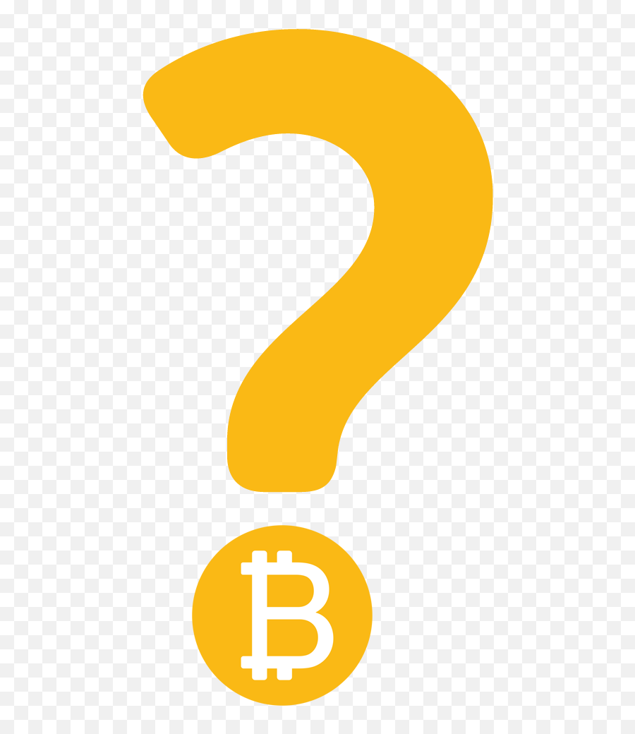 Bitcoin Png Picture - Bitcoin With A Question Mark Full Bitcoin With A Question Mark,Question Mark Emoji Png
