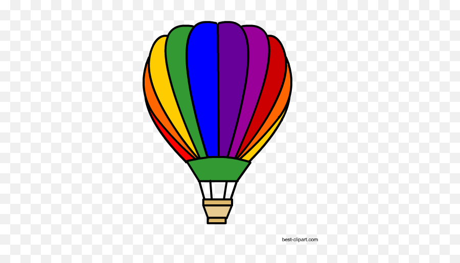 Hot Air Balloon Clipart Transparent - Transparent Hot Air Balloon Clipart Png,Hot Air Balloon Transparent