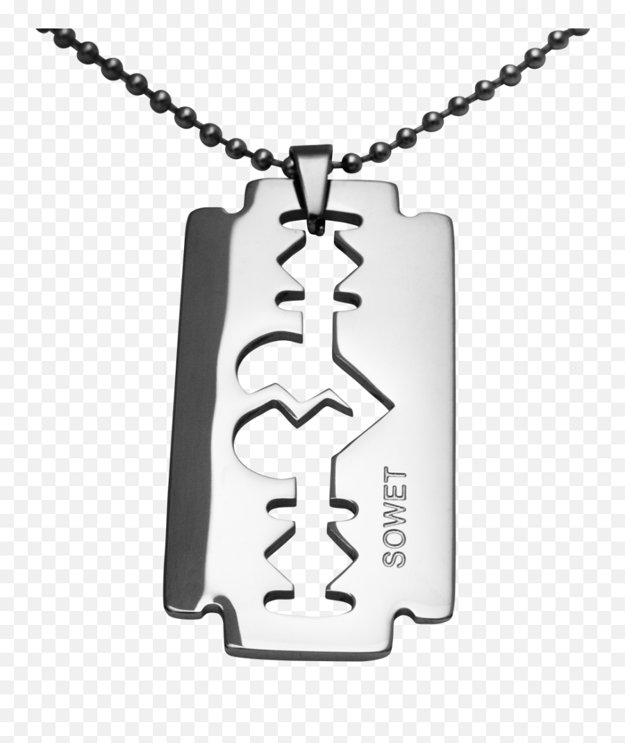 Sowet Broken Necklace - Heart Razor Blade Necklace Png,Broken Chain Png