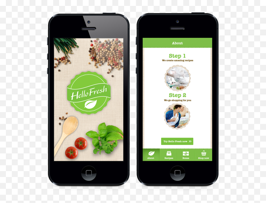 Hello Fresh Mobile App - Hello Fresh Mobile App Png,Hello Fresh Logo