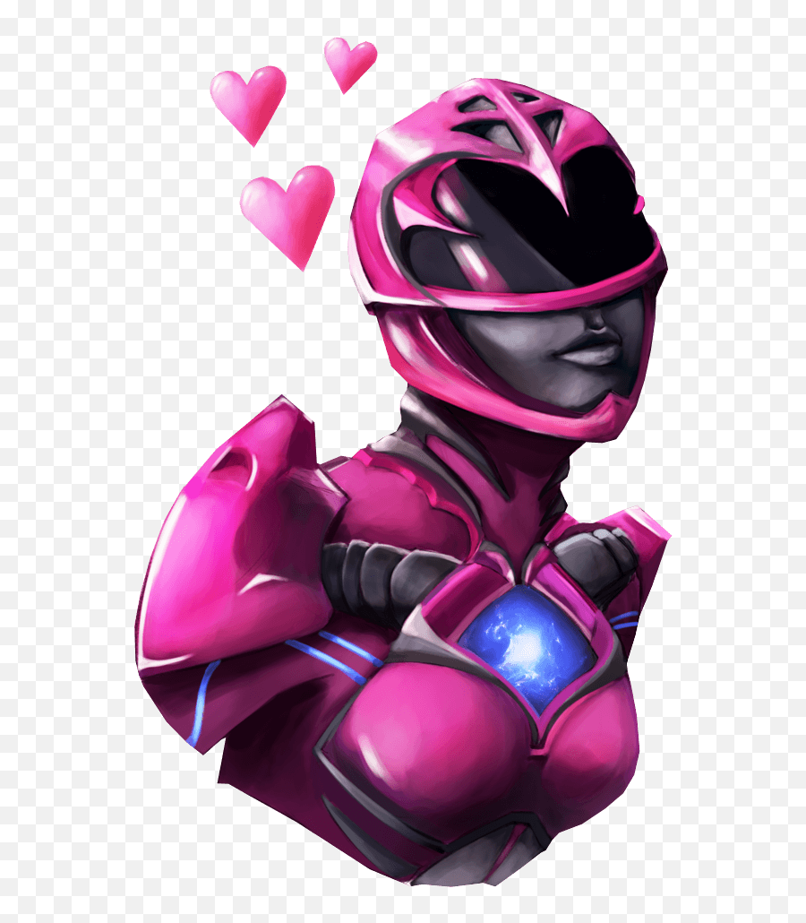 Download Pink Power Ranger Sticker - Kimberly Hart Full Stickers Power Rangers Whatsapp Png,Hart Png