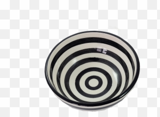 Black Stripe Small Bowl Png