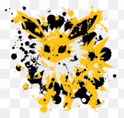 Splatter Art U2014 Paul X Bird Png Jolteon Transparent