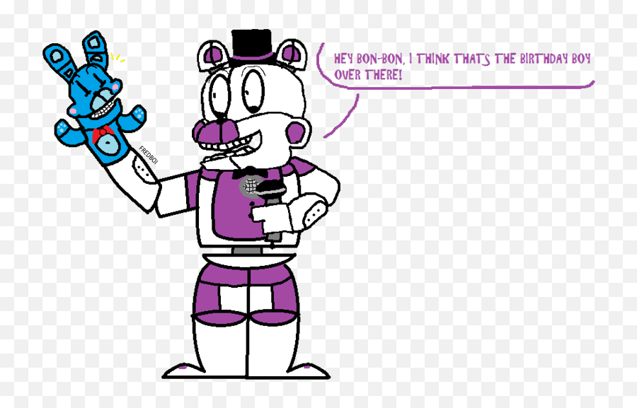 28 Collection Of Funtime Freddy Drawings - Drawing Full Sister Location Drawings Easy Png,Funtime Freddy Png