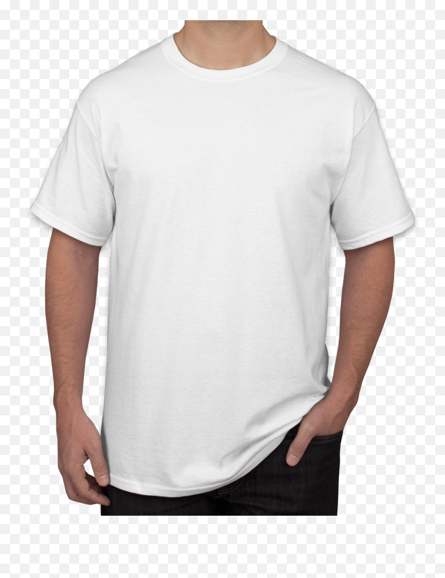 Tee Shirt - Front White Shirt Template Png,Shirt Pocket Png