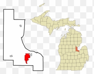 Michigan Outline Png - Michigan Decal,Michigan Outline Transparent