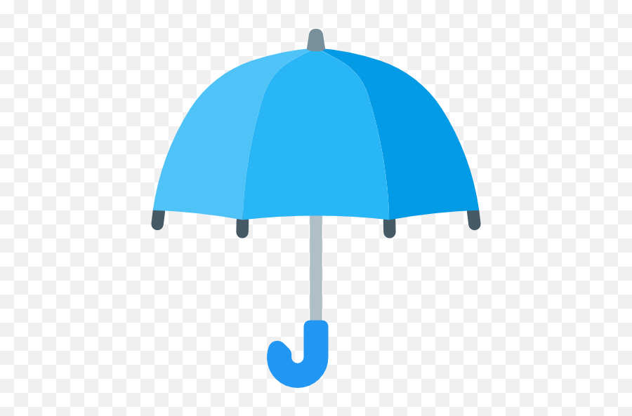 Blue Umbrella Icon Png - Transparent Blue Umbrella Cartoon,Mansion Icon