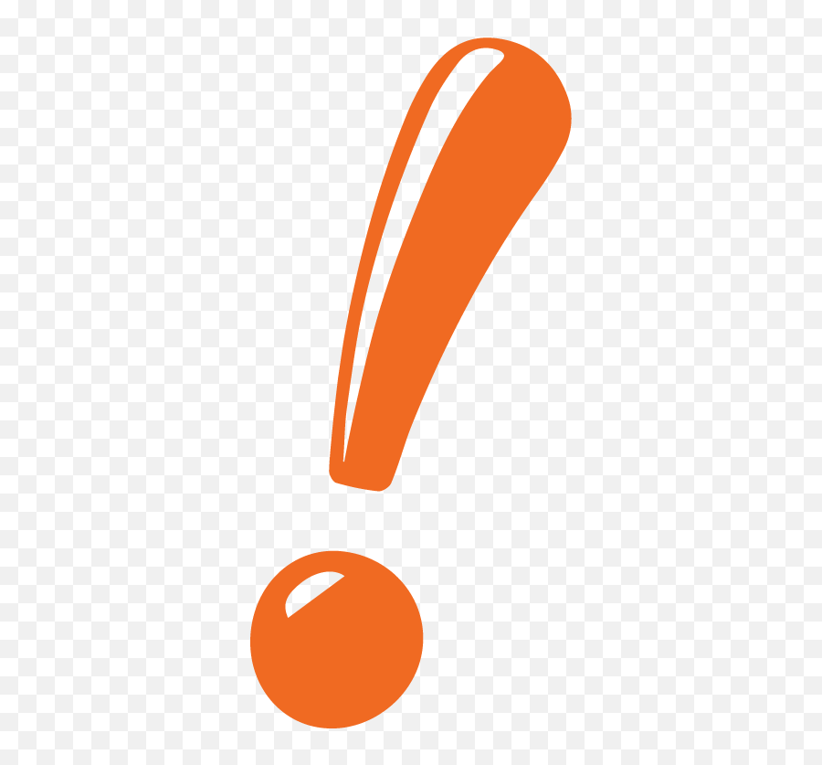 Exclamation Point - Exclamation Mark Orange Png,Exclaimation Icon