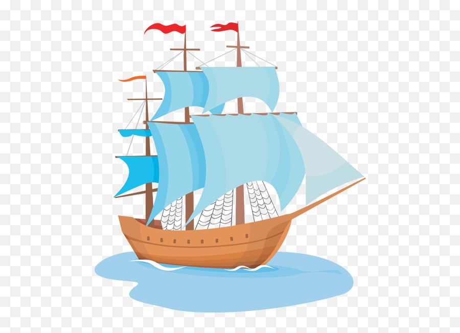 Clipper Ship Transparent Png Clipart - Sailing Ship Clipart,Sailing Ship Png