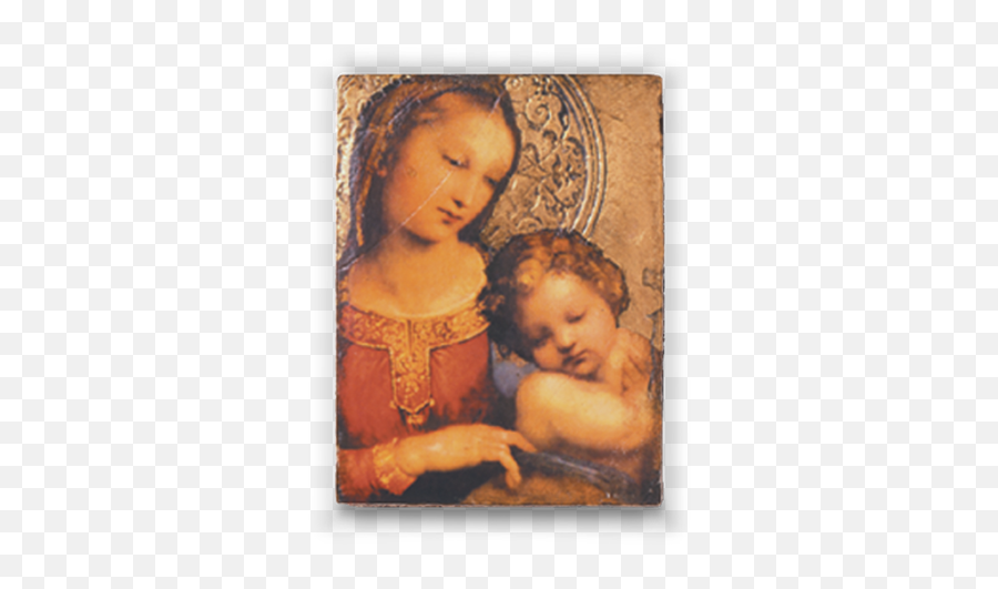 Mother And Child Sid Dickens Originals Handmade Memory - Picture Frame Png,Madonna And Child Icon