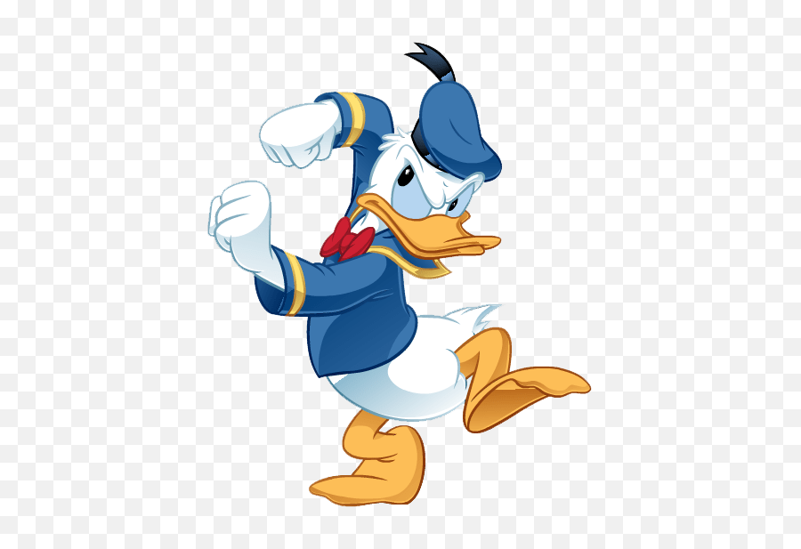 Donald Duck Angry - Donald Duck Png,Duck Png