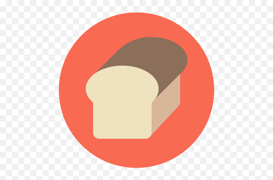 Food Icon Flat Bread - Bread Icon Flat Png,Bread Loaf Icon
