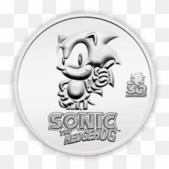 2021 Sonic The Hedgehog - 30th Anniversary Oz Silver Bullion Coin png