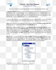 Pdf Tutorial Data Flow Diagram Using Microsoft Visio - Document png