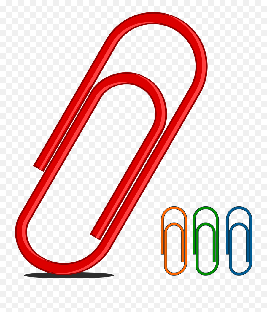 Download Pin Png Image - Colored Paper Clip Png,Clips Png